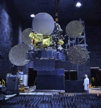 Eutelsat 65 West A bei Tests seiner Antennenanlage