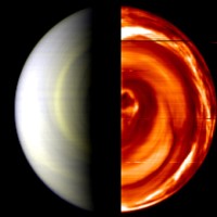 erste VIRTIS Aufnahme aus dem Venus Orbit