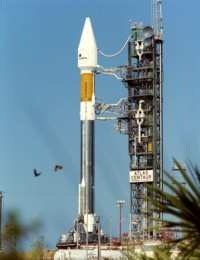 die erste Atlas-IIA auf Pad SLC-36B