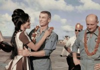 Begrüßung der Apollo 10 Astronauten (links Cernan, rechts Stafford) auf Hawaii