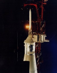 Großaufnahme des Apollo CSM „Kitty Hawk“