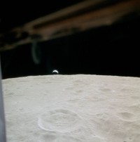 spektakuläre Apollo 14 Aufnahme aus dem Mondorbit