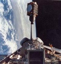 Aussetzen von Arabsat 1B bei STS 51-G