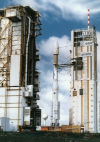 die Startbereite Ariane-44P V103
