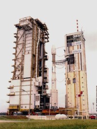 die Ariane-44P V137 auf ELA-2