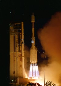 Start der ersten Ariane des Jahres 1996