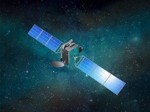 Rendering des BSat 4a Satelliten