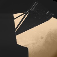 Aufnahme der Marsoberfläche durch das CIVA Instrument des Philae Landers