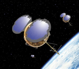 Konstellation von COSMIC Satelliten