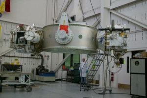 der DSX Satellit bei Tests im Jahr 2011