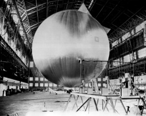 Entfaltungstest mit einer Ballonhülle des Echo II Typs