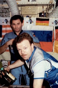 Reinhold Ewald mit seinem Kollegen Wassili Ziblijew