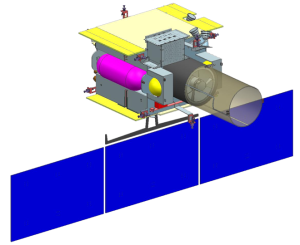 Computergrafik von GISAT 1