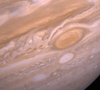 Jupiters Großer Roter Fleck aufgenommen am 03.07.1979 aus 6 Mio. km Entfernung