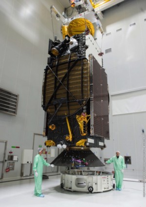 Hellas Sat 3 Startvorbereitung in Kourou