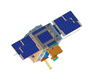 Rendering des INS-2TD Satelliten