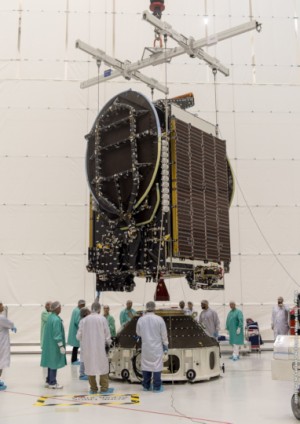 Intelsat 34 Startvorbereitung in Kourou