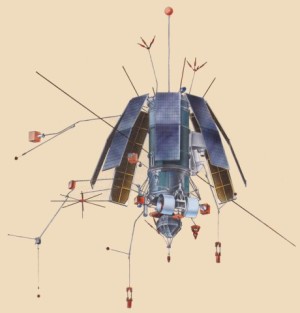 künstlerische Darstellung von Interkosmos 25