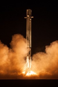 Landung der Falcon 9 Erststufe der ZUMA Mission