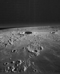Lunar Orbiter 3 Aufnahme des Kraters Kepler