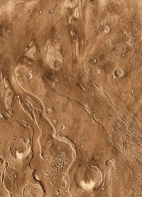 Strukturen auf dem Mars, die von Wissenschaftlern als von fließendem Wasser geformt eingeordnet wurden