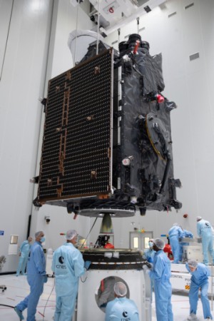 Startvorbereitung von MTG-I1 in Kourou