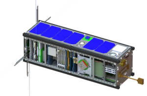 Rendering des Neutron 1 CubeSat