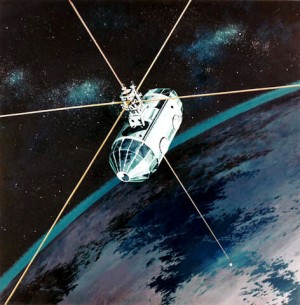 OV1 Satellit mit Vertistat