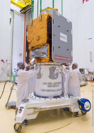 PerúSAT 1 Startvorbereitung in Kourou