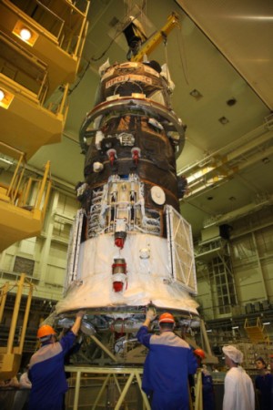 Progress M-27M im MIK von Baikonur