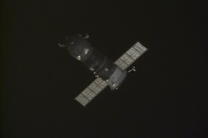 Progress M-45 nach dem Abdocken von der ISS