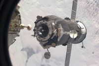 Progress M-66 im Anflug auf die ISS