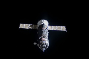 Progress MS-15 im Anflug auf die ISS