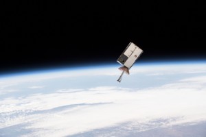 der Radix Satellit nach dem Ausstoßen