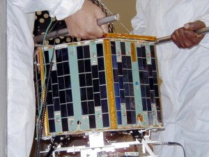 Transport des SAPPHIRE Satelliten