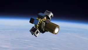 der voll bestückte Sherpa-FX 1 Satellitenträger