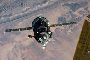 Sojus MS-17 im Anflug auf die ISS