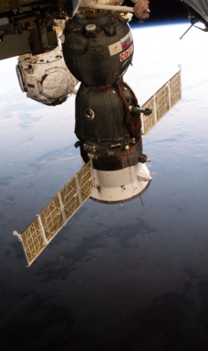 Sojus MS-19 angedockt an der ISS