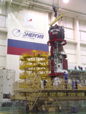 Sojus TMA-5 in Baikonur