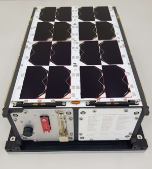 6U CubeSat SPARTAN in Startkonfiguration