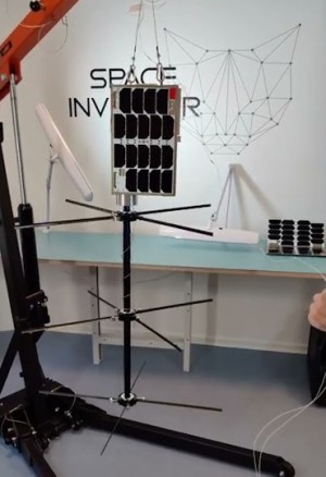 Entfaltungstest der Yagi-Antenne bei Sternula 1