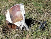 Symbol der Tragödie: bei Norwood (Texas) gefundener Astronautenhelm