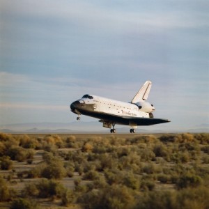 Landung der „Discovery“ nach der STS-29R Mission