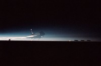 Landung der „Columbia“ zum Abschluß der STS-32R Mission