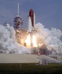 Start der STS-37 Mission