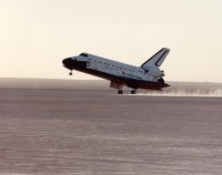Landung der „Atlantis“ nach der STS-37 Mission