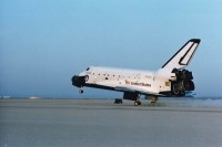 Landung der „Challenger“ nach der STS 41-C Mission