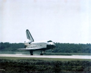 Landung der „Challenger“ nach der STS 41-G Mission