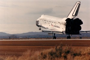 Landung der „Atlantis“ nach der STS 61-B Mission