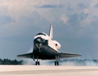 Landung der „Atlantis“ nach der STS-71 Mission